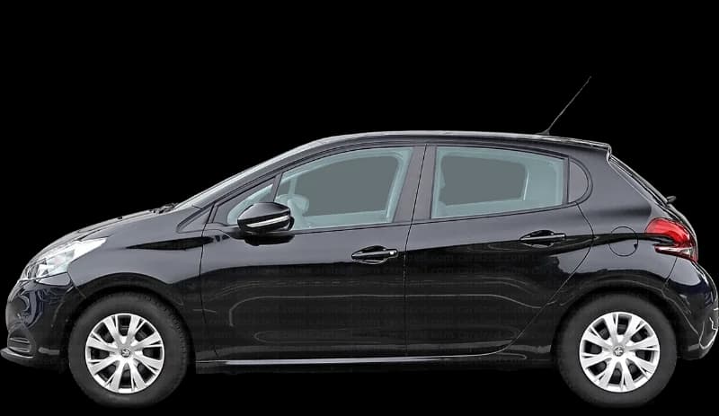 Peugeot 208 2013–2018, profil lateral
