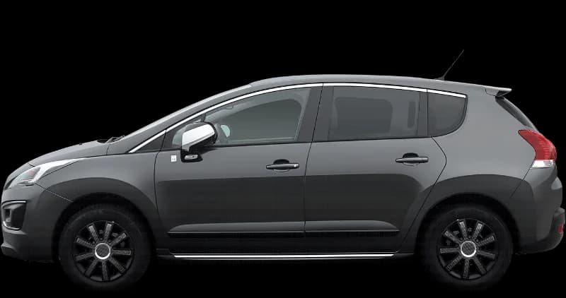 Peugeot 3008 2009–2016, profil lateral