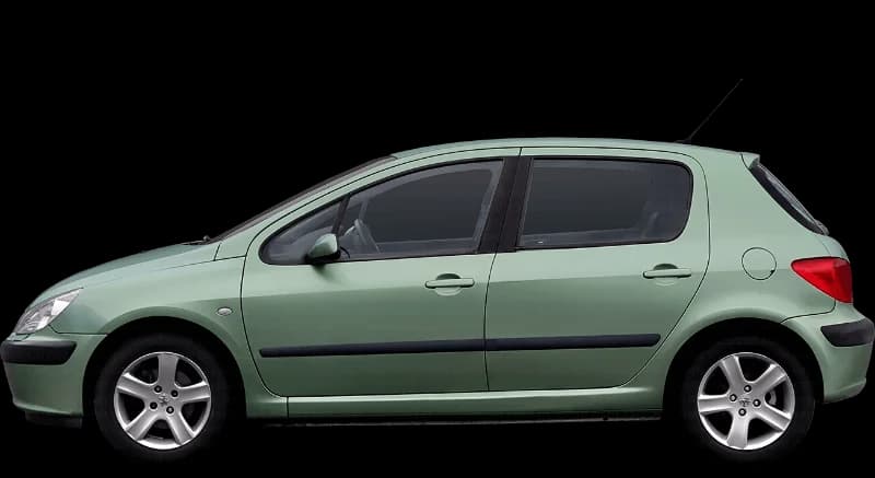 Peugeot 307 2000–2012, profil lateral