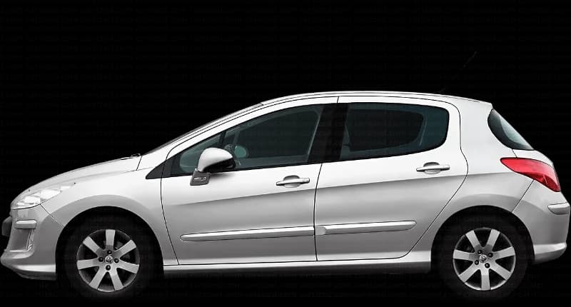 Peugeot 308 2007–2015, profil lateral