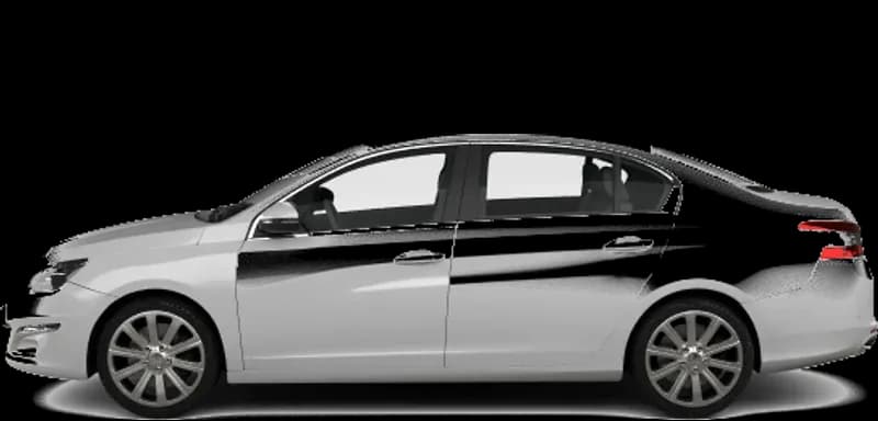 Peugeot 408 2008–2020, profil lateral