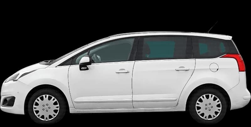 Peugeot 5008 2009–2016, profil lateral