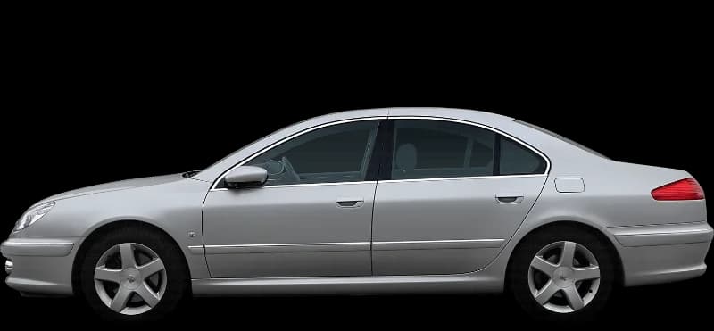 Peugeot 607 2004–2011, profil lateral