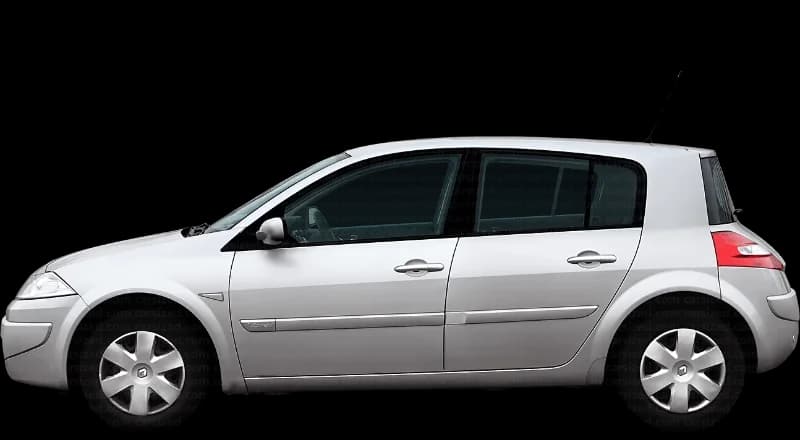Renault Megane II 2001–2009, profil lateral