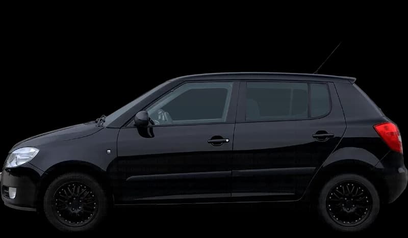 Škoda Fabia 2006–2014, profil lateral