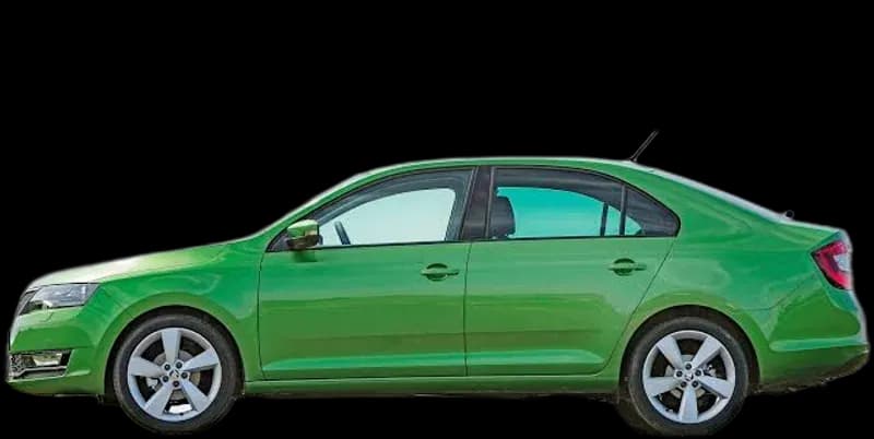 Škoda Rapid 2017–2019, profil lateral