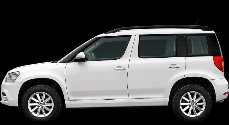 Škoda Yeti 2009–2018, profil lateral