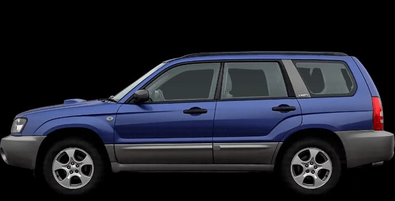 Subaru Forester SG 2004–2008, profil lateral