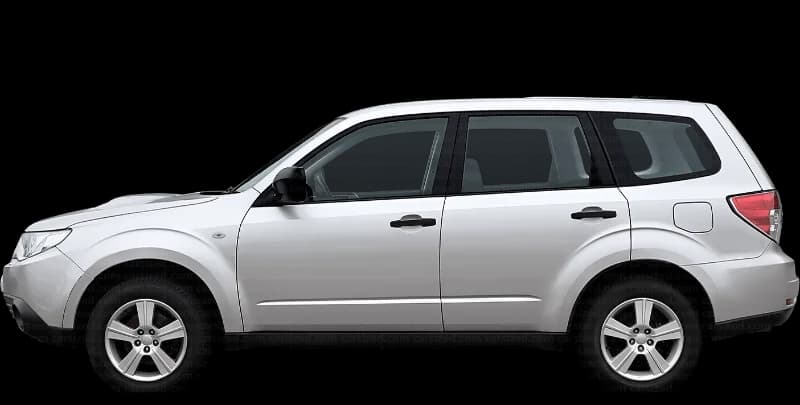 Subaru Forester SH 2008–2013, profil lateral