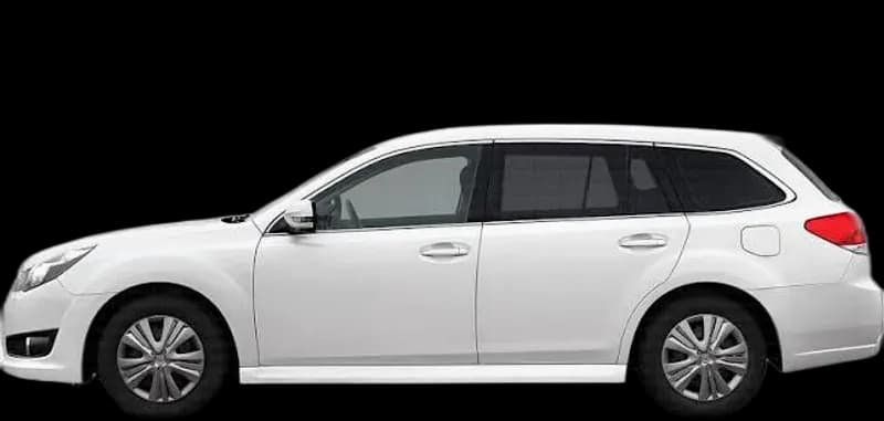Subaru Legacy 2009–2014, profil lateral