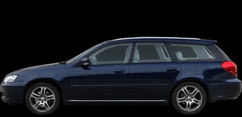 Subaru Legacy Outback 2004–2009, profil lateral