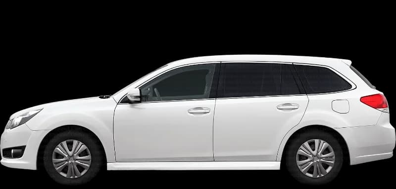 Subaru Legacy Outback 2009–2014, profil lateral