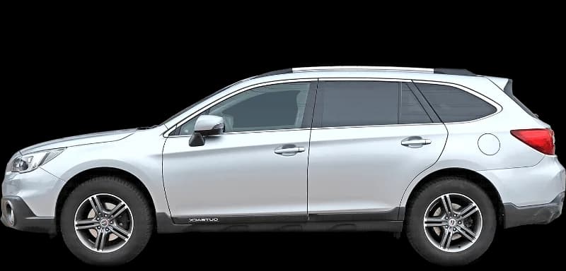 Subaru Legacy Outback 2014–2019, profil lateral