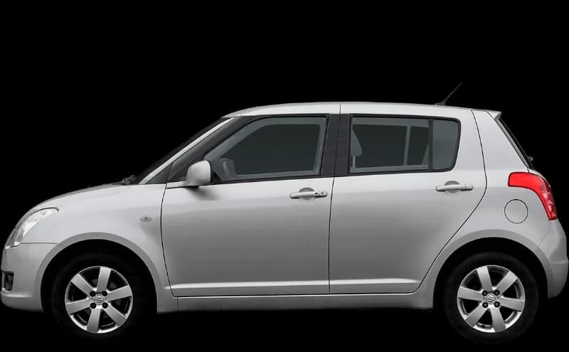 Suzuki Swift III 2005–2010, profil lateral