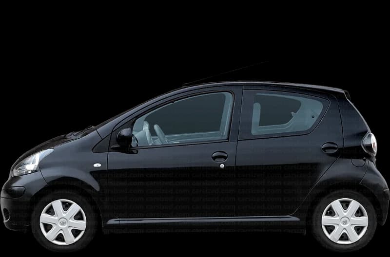 Toyota Aygo 2005–2014, profil lateral