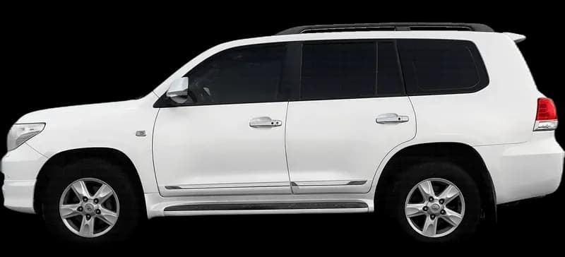 Toyota Land Cruiser 200 2007–2015, profil lateral