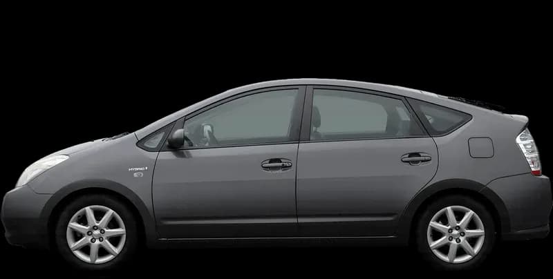 Toyota Prius 2002–2009, profil lateral