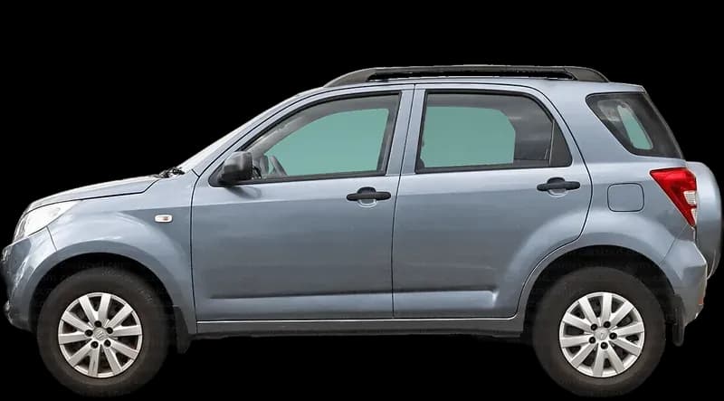 Toyota Rush / Daihatsu Terios 2006–2016, profil lateral