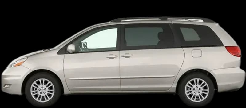Toyota Sienna 2010–2014, profil lateral