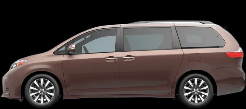 Toyota Sienna 2015–2020, profil lateral