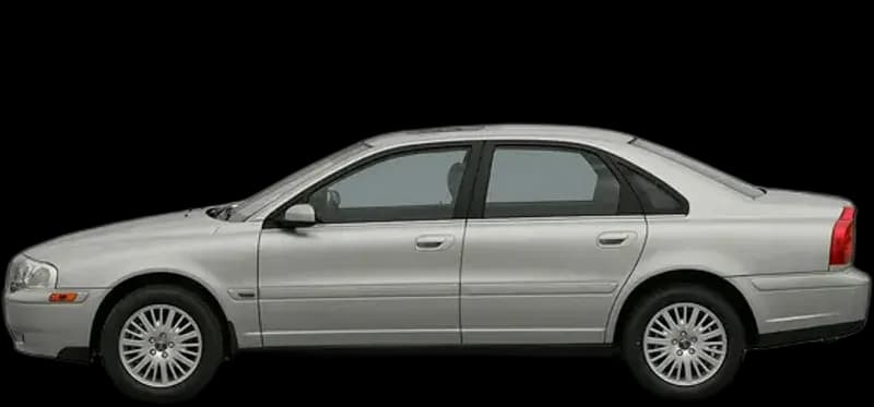 Volvo S80 1996–2006, profil lateral