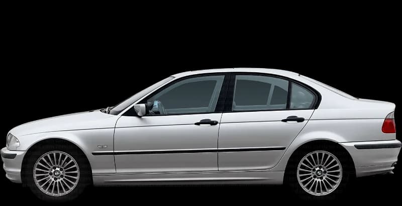 BMW Seria 3 1999–2006, profil lateral