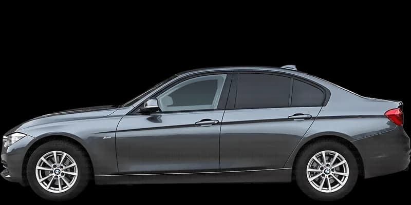 BMW Seria 3 2012–2017, profil lateral