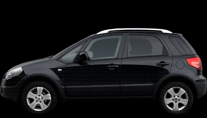 Fiat Sedici 2006–2014, profil lateral