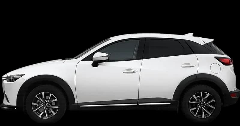 Mazda CX-3 2014–2021, profil lateral