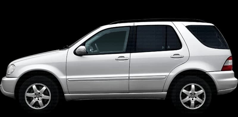 Mercedes-Benz ML W163 1997–2005, profil lateral