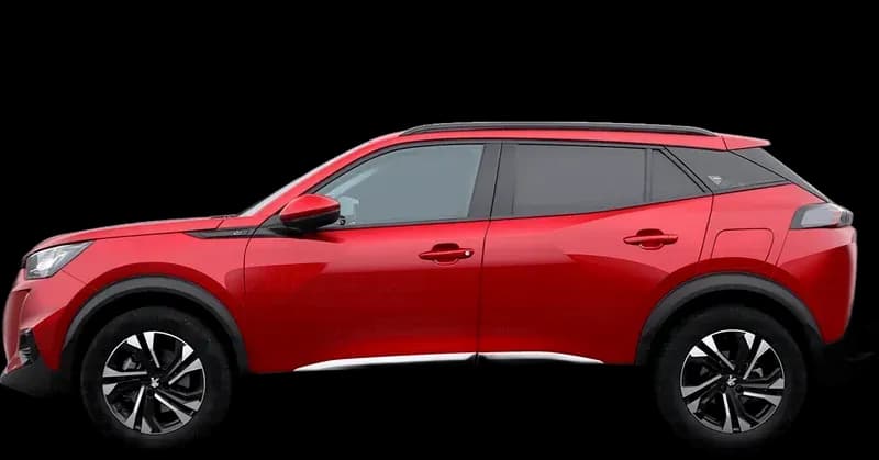 Peugeot 2008 2019–2022, profil lateral