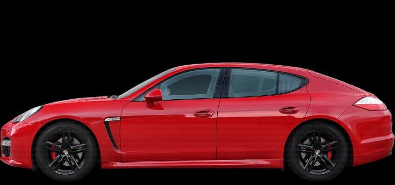 Porsche Panamera 2009–2016, profil lateral