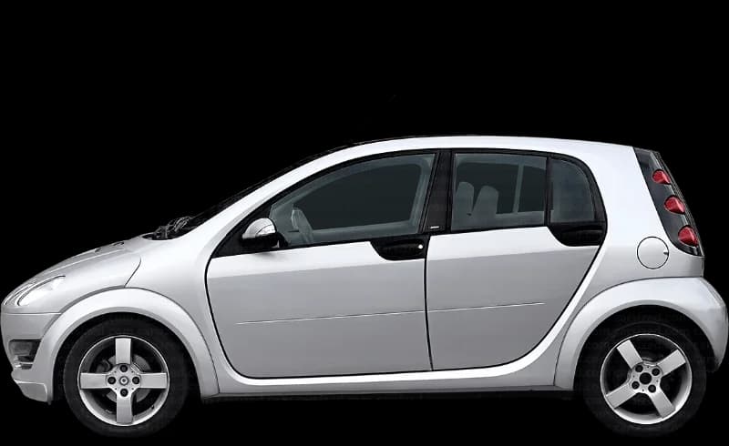 Smart ForFour 2005–2010, profil lateral