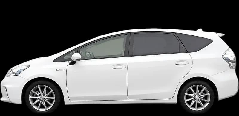 Toyota Prius Plus 2012–2020, profil lateral