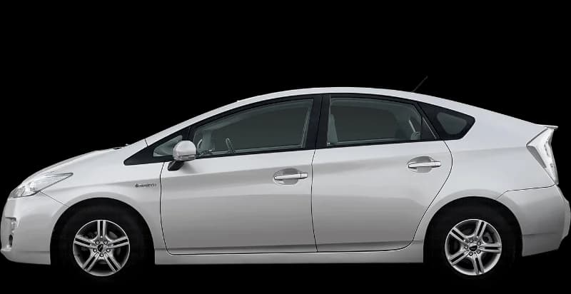 Toyota Prius W3 2009–2015, profil lateral