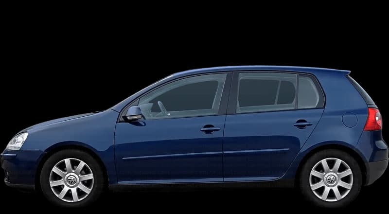 Volkswagen Golf 5 2004–2008, profil lateral