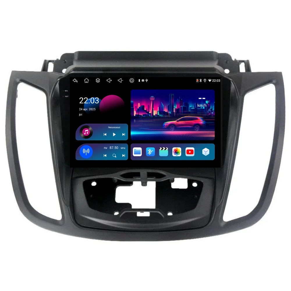 Navigatie PilotOn Ford C-Max II Grand C-Max 2010-2019 9 inch 4GB 64GB 8CORE