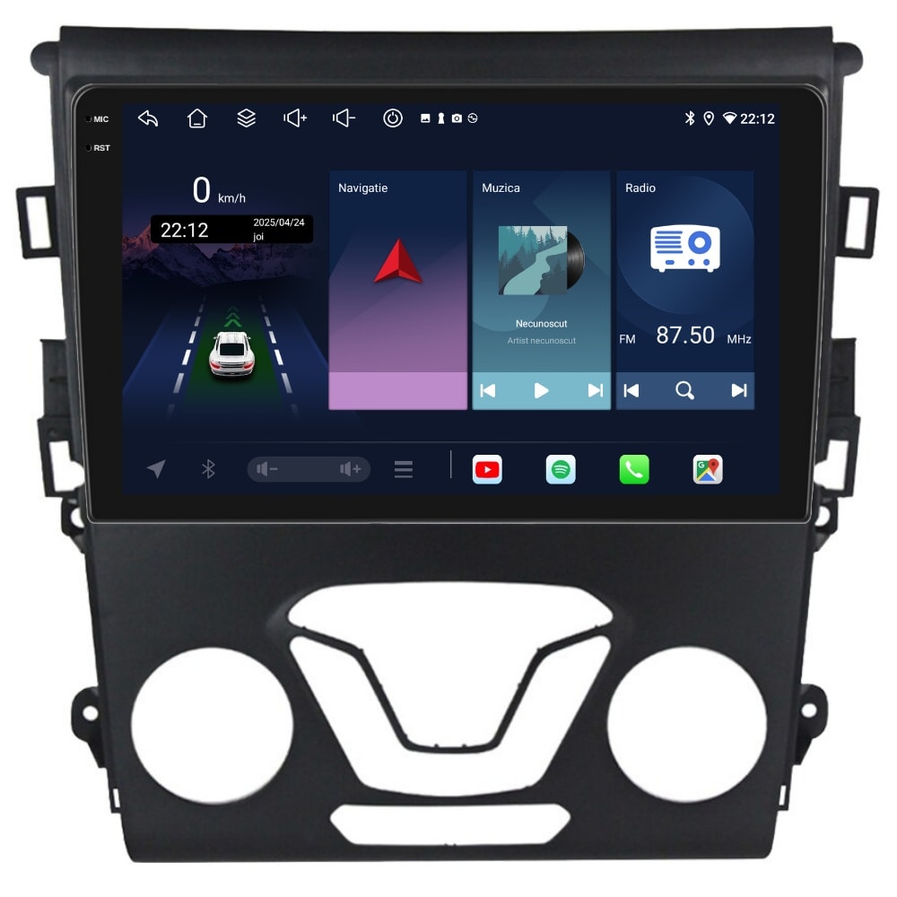 Navigatie PilotOn Ford Mondeo 5 2014-2022 9 inch 4GB 64GB 8 CORE