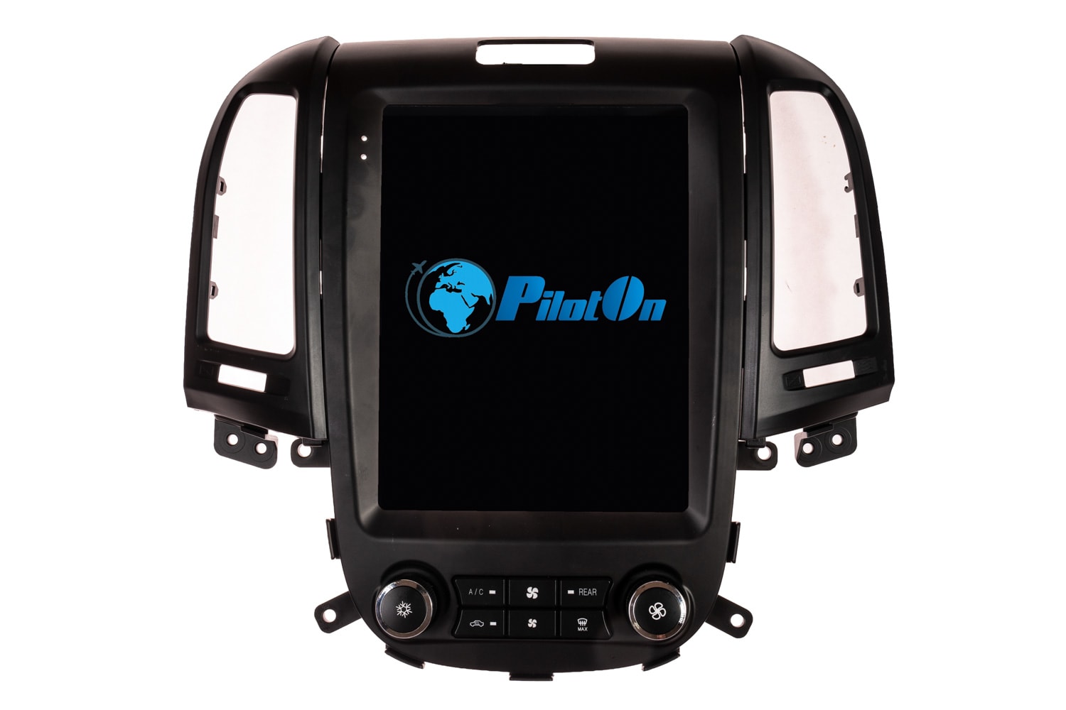 Navigatie PilotOn Tip Tesla Hyundai Santa Fe 2006-2012 BLACK 9.7 inch 2GB 64GB 4 Core