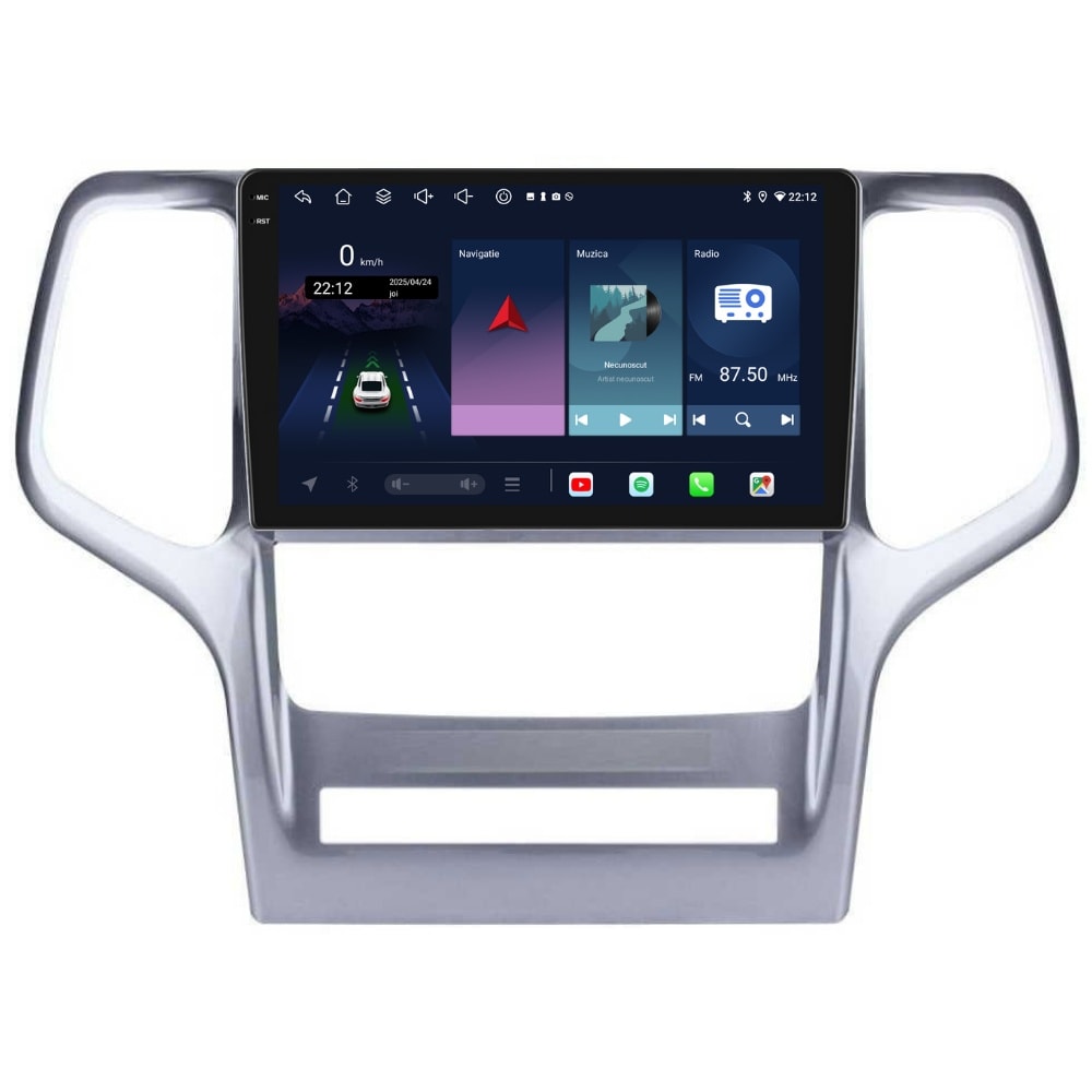 Navigatie PilotOn Jeep Grand Cherokee WK2 2011-2013 9 inch 4GB 64GB 8 CORE