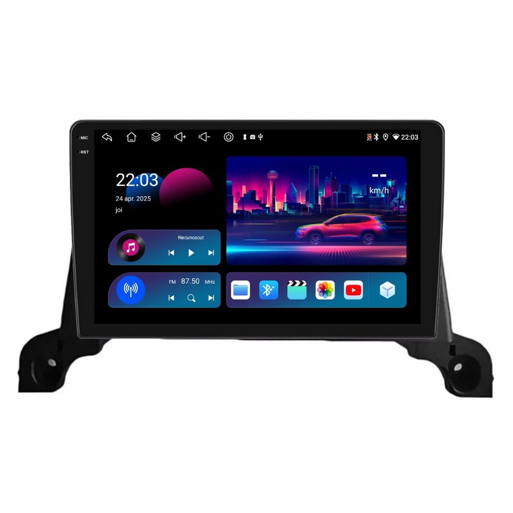 Navigatie PilotOn Peugeot 5008 2017-2020 9 inch 4GB 64GB 8CORE