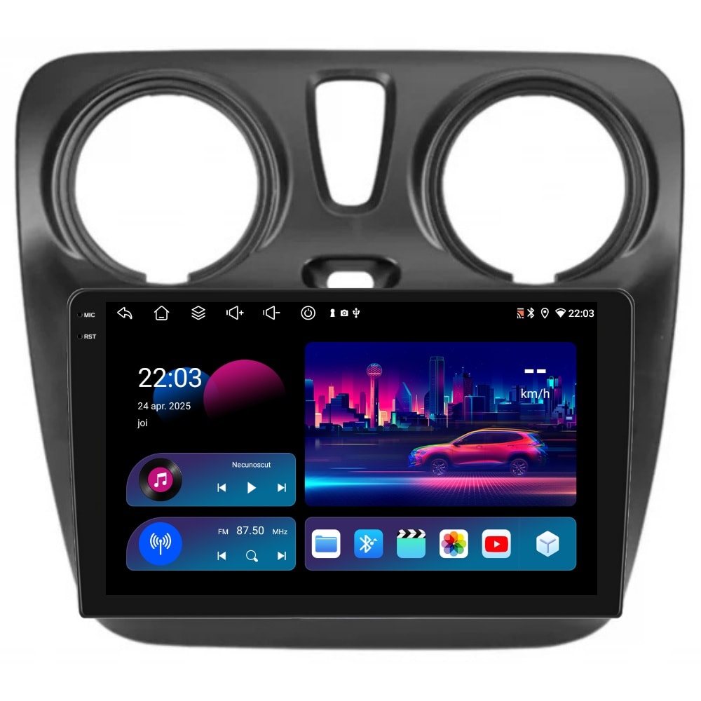 Navigatie PilotOn Dacia Lodgy 2012-2020 9 inch 4GB 64GB 8CORE