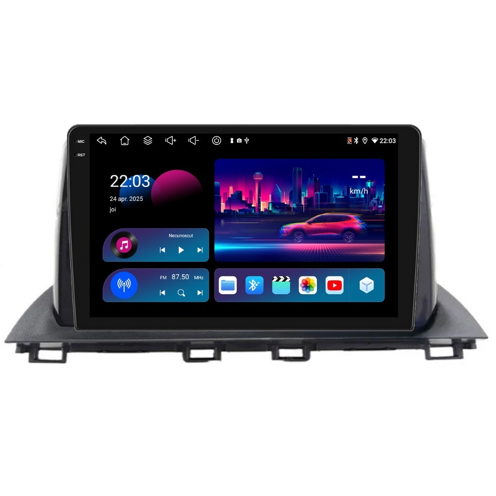 Navigatie PilotOn Mazda 3 2013-2018 9 inch 4GB 64GB 8CORE