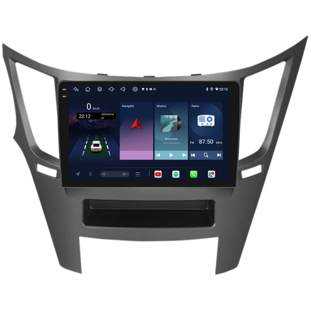 Navigatie PilotOn Subaru Legacy Outback 2009-2014 9 inch 4GB 64GB 8 CORE