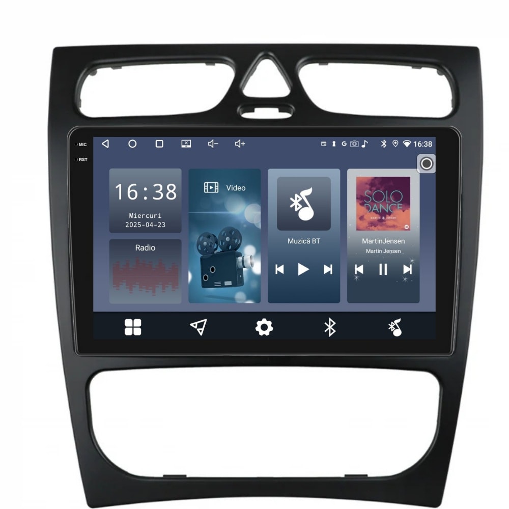 Navigatie PilotOn Mercedes Benz C Class W203 2000-2004 9 inch 2GB 32GB 4 CORE