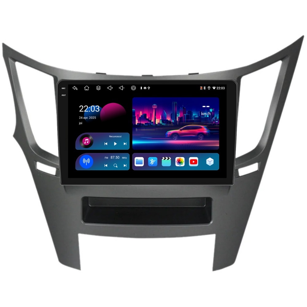 Navigatie PilotOn Subaru Legacy Outback 2009-2014 9 inch 4GB 64GB 8CORE