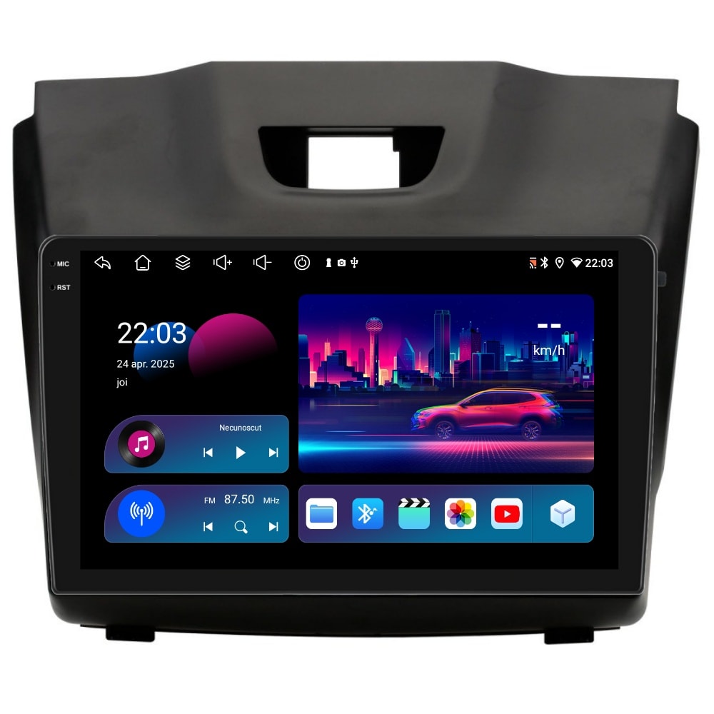 Navigatie PilotOn Isuzu D-Max 2012-2020 9 inch 4GB 64GB 8CORE
