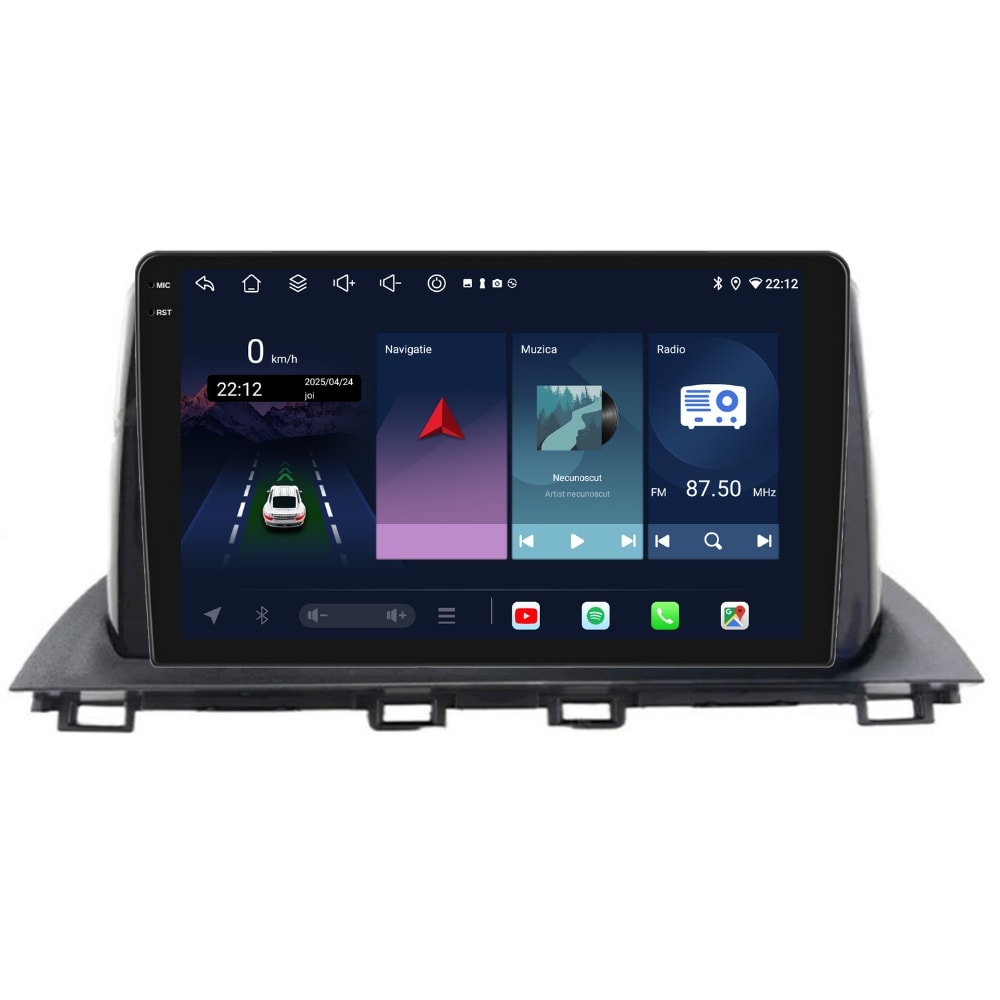 Navigatie PilotOn Mazda 3 2013-2018 9 inch 4GB 64GB 8 CORE